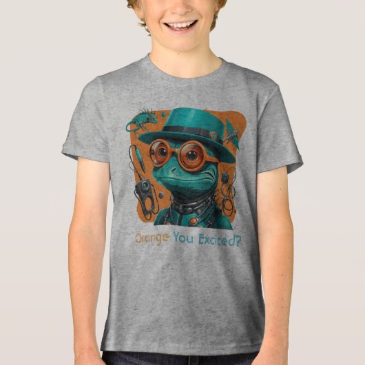 Fang die Veränderung Tri-Blend Shirt (Vorderseite)