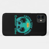 Fang die Wave Summer Vibes Case-Mate iPhone Hülle (Rückseite (Horizontal))