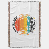 Fang die Wave Summer Vibes Decke (Vorderseite Vertikal)