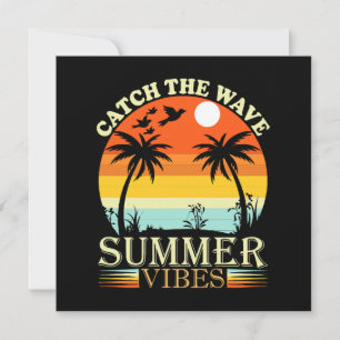 Fang die Wave Summer Vibes Einladung