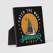 Fang die Wave Summer Vibes Fotoplatte (Vorderseite)