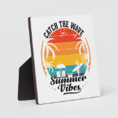Fang die Wave Summer Vibes Fotoplatte (Vorderseite)