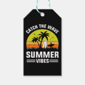 Fang die Wave Summer Vibes Geschenkanhänger (Vorderseite)