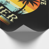 Fang die Wave Summer Vibes Geschenkpapier (Ecke)