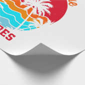Fang die Wave Summer Vibes Geschenkpapier (Ecke)