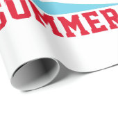 Fang die Wave Summer Vibes Geschenkpapier (Rolleneckpunkt)