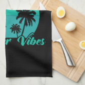 Fang die Wave Summer Vibes Geschirrtuch (Viertel Falte)