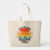 Fang die Wave Summer Vibes Jumbo Stoffbeutel (Rückseite)