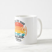 Fang die Wave Summer Vibes Kaffeetasse (VorderseiteRechts)