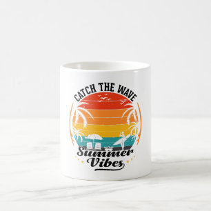 Fang die Wave Summer Vibes Kaffeetasse