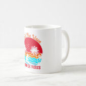 Fang die Wave Summer Vibes Kaffeetasse (VorderseiteRechts)