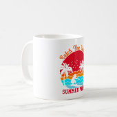 Fang die Wave Summer Vibes Kaffeetasse (Vorderseite Links)
