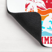 Fang die Wave Summer Vibes Mousepad (Ecke)