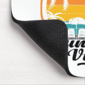 Fang die Wave Summer Vibes Mousepad (Ecke)