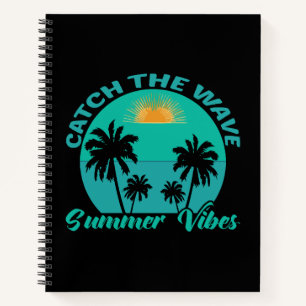 Fang die Wave Summer Vibes Notizblock
