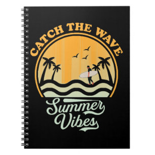 Fang die Wave Summer Vibes Notizblock
