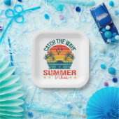 Fang die Wave Summer Vibes Pappteller (Party)