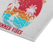 Fang die Wave Summer Vibes Schneidebrett (Ecke)