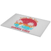 Fang die Wave Summer Vibes Schneidebrett (Ecke)
