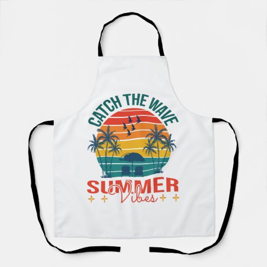Fang die Wave Summer Vibes Schürze (Vorderseite)