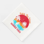 Fang die Wave Summer Vibes Serviette (Ecke)