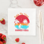 Fang die Wave Summer Vibes Serviette (Beispiel)