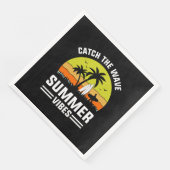Fang die Wave Summer Vibes Serviette (Ecke)