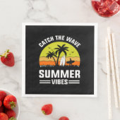 Fang die Wave Summer Vibes Serviette (Beispiel)