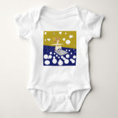 Fang die Welle Baby Strampler (Vorderseite)