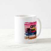 Fang die Welle Kaffeetasse (VorderseiteRechts)