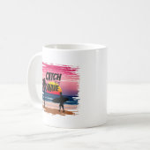 Fang die Welle Kaffeetasse (Vorderseite Links)
