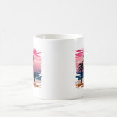 Fang die Welle Kaffeetasse (Mittel)