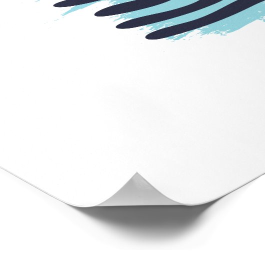 Fang die Welle. Poster (Ecke)