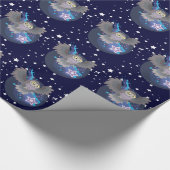 Fang ein Star Owl~Packpapier Geschenkpapier (Ecke)
