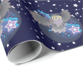 Fang ein Star Owl~Packpapier Geschenkpapier (Rolleneckpunkt)
