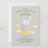 Fang eine neutrale Babydusche mit Sternenhimmel Einladung (Vorderseite)