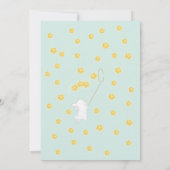 Fang eine Sternenhimmel Elephant Baby Dusche Einladung (Rückseite)