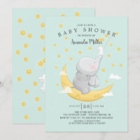 Fang eine Sternenhimmel Elephant Baby Dusche