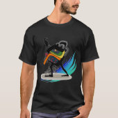 Fang eine Welle, Huehue! Stone Surfer nimmt Flug T-Shirt (Vorderseite)