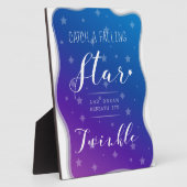 Fang einen Falling Star Fotoplatte (Seite)