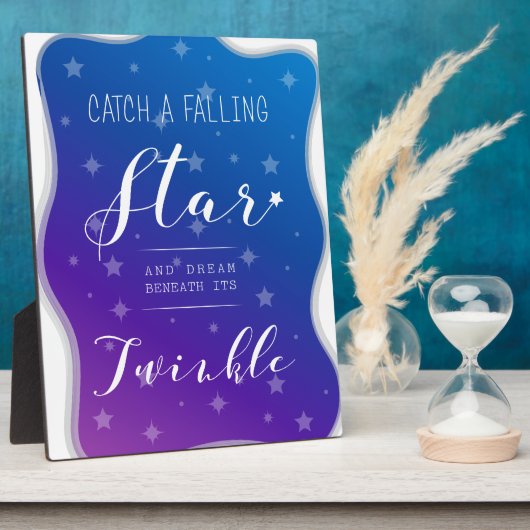 Fang einen Falling Star Fotoplatte (Seite)