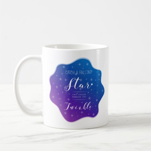 Fang einen Falling Star Kaffeetasse (Links)