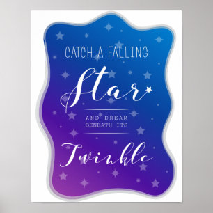 Fang einen Falling Star Poster