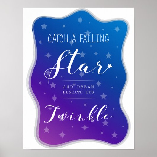 Fang einen Falling Star Poster (Vorne)