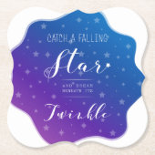 Fang einen Falling Star Untersetzer (Vorderseite)