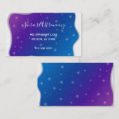 Fang einen Falling Star Visitenkarte (Vorne/Hinten)