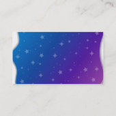 Fang einen Falling Star Visitenkarte (Rückseite)