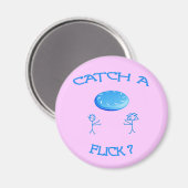Fang einen Frisbee Magnet (Vorderseite/Rückseite)