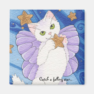 Fang einen herabfallenden quadratischen Magneten Magnet