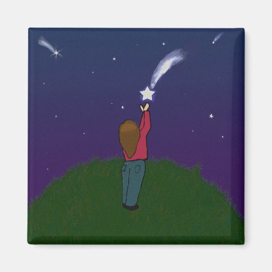 Fang einen herabfallenden Star Magnet (Vorne)